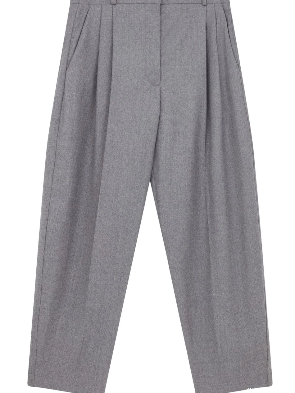 Affordable Women McCartney cropped trousers flannel pleated Stella 0726